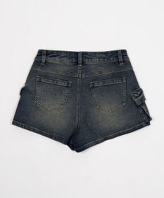 WEGO マルチポケットデニムミニスカパン