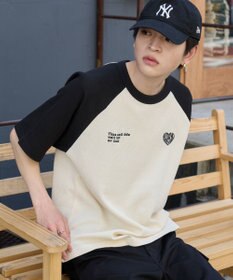 WEGO 【ユニセックス着用ITEM/MLサイズ展開】ワッフルラグランT（SS）