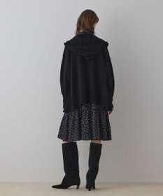 GRACE CONTINENTAL ウールフードニットカーディガン