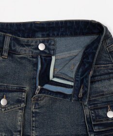 WEGO マルチポケットデニムミニスカパン