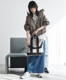 TOPKAPI 【Breath TOPKAPI】スコッチグレイン ネオレザー 縦型 A4 トート バッグ ショルダー付き L