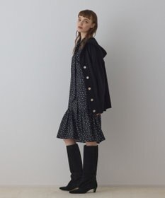 GRACE CONTINENTAL ウールフードニットカーディガン