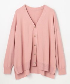 ANY L ゆるＶネックカーディガン