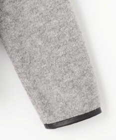 J.PRESS LADIES 【WEB限定】パイルジャージー ノーカラー ブルゾン