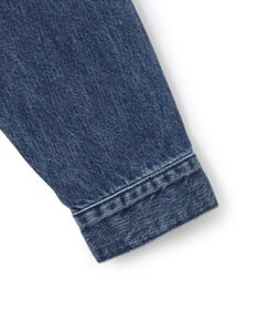 J.PRESS MEN 【J.PRESS ORIGINALS】SHIOTA DENIM Notched Jumper / Made in Japan