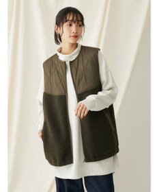 CRAFT STANDARD BOUTIQUE キルティングボア切替ベスト