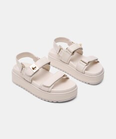 STEVE MADDEN BIGMONA ダブルベルトレザーサンダル