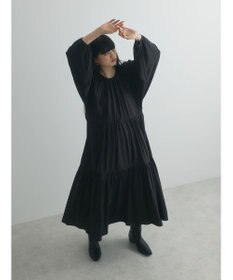 Green Parks armonia. ティアード配色パイピングワンピース