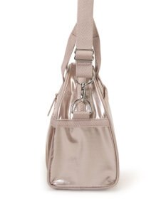 LeSportsac ROUND SM SATCHEL/ローズゴールドシャイン