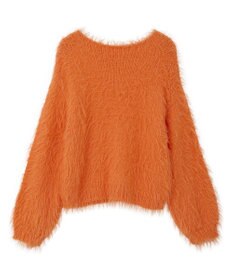 YECCA VECCA フェザーMIXロービングニット