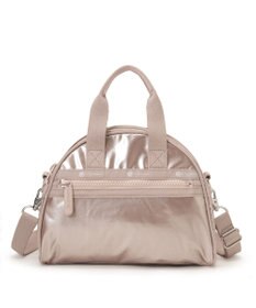 LeSportsac ROUND SM SATCHEL/ローズゴールドシャイン