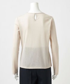 23区 L 【GOLD LABEL】ファインストレッチチュール シアーカットソー