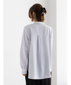 Te chichi フロントフリルバイカラーブラウス