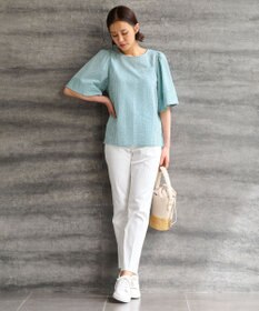 自由区 【WEB限定・洗える・XSサイズあり】シャドウサッカー カットソー