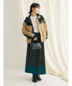 CRAFT STANDARD BOUTIQUE 配色チェックプリーツスカート