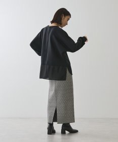 AMERICAN HOLIC ドルマン異素材ポンチプルオーバー