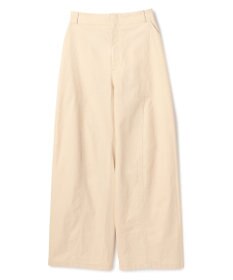 BEIGE， PREHNA / コットンツイル カービーシームワイドパンツ