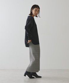 AMERICAN HOLIC ドルマン異素材ポンチプルオーバー