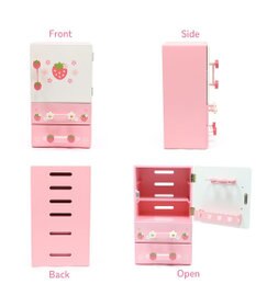 Mother garden マザーガーデン  野いちご チルド冷蔵庫 《キューティー柄》