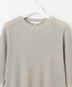 自由区 L 【カタログ掲載・アンサンブル対応・洗える】グリッターリブプルオーバー ニット