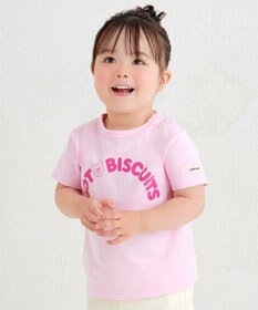 MIKI HOUSE HOT BISCUITS 【70-120cm】ロゴシリーズ 半袖Tシャツ