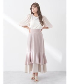 earth music&ecology ラメスリーブプルオーバー