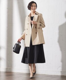 J.PRESS LADIES 【WEB限定・洗える】ニット コンビ ワンピース