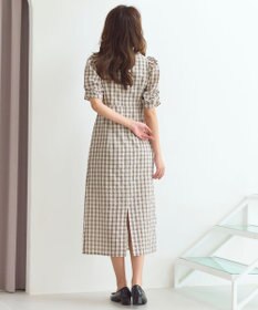 Feroux 【洗える】サッカーチェック ワンピース