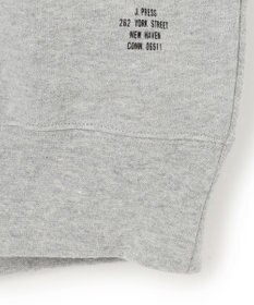 J.PRESS MEN 【J.PRESS ORIGINALS】【UNISEX】Supima Recycle Cotton CREST Logo Sweat