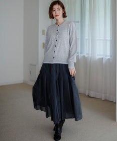 23区 S 【先行予約】ピュアカシミヤ カラーコンビ カーディガン