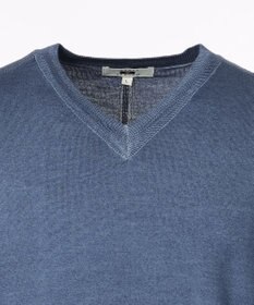 JOSEPH ABBOUD ビンテージガーメントダイ　Vネックニット