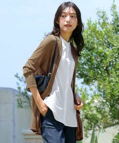 Tiaclasse L 【新色追加・UVケア・接触冷感】ロングトッパーカーディガン