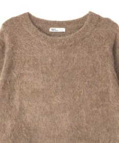 CRAFT STANDARD BOUTIQUE フードストール付きニットプルオーバー