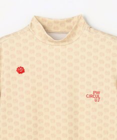 PW CIRCULUS 【WOMEN】エレファント ドットモックネック  ゴルフウェア レディース