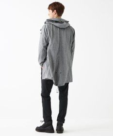 JOSEPH ABBOUD MOUNTAIN 【UNISEX】ホットピアスラブジャガードカモ コート