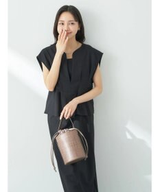 earth music&ecology ＳＥＴ２点ヘリンボーンベスト＋キャミドレ