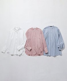 23区 【洗える】CANCLINI バンドカラー シャツ