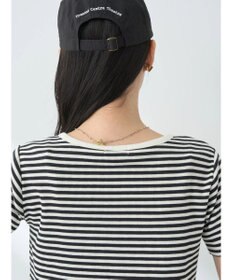 earth music&ecology ＳＥＴ２点ボーダーカーディガン＋キャミ