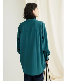 CRAFT STANDARD BOUTIQUE レーヨンデシンバンドカラーシャツ