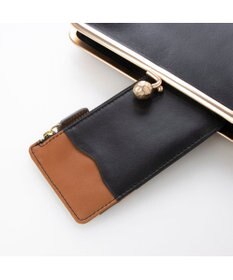 UNBILLION perche フラグメントケース付きアンティーク調ガマグチ長財布
