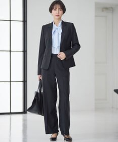 23区 S 【洗える】ドットドビーデシン ブラウス