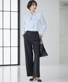 23区 S 【洗える】ドットドビーデシン ブラウス