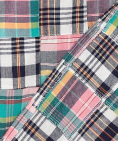 J.PRESS MEN 【KING SIZE】パッチワーク プルオーバーシャツ