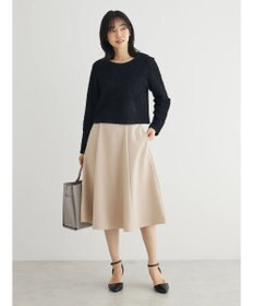 Green Parks 〈選べるきれシル〉フレアミディ丈スカート