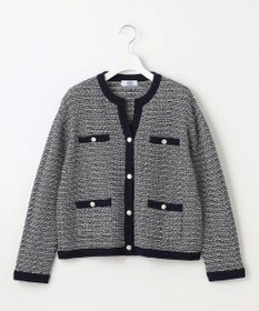 J.PRESS LADIES 【洗える】DAILY TWEED ニット アウター