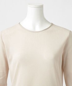 23区 L 【GOLD LABEL】ファインストレッチチュール シアーカットソー