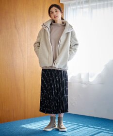 ANY 【10色展開/ウエストゴム】ウーリッシュフラノ プリーツスカート