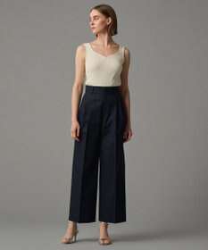 uncrave 【撥水・花粉防止・洗濯機洗い可】クリアツイル ワイドパンツ（uncrave STANDARD）