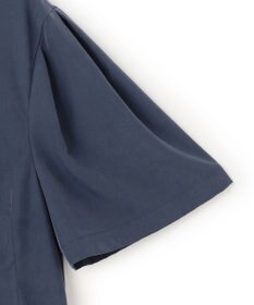 UNFILO L フィブリル ペプラムブラウス