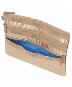 LeSportsac ZIP POUCH SET3/ヒトリップアラビアゴールド